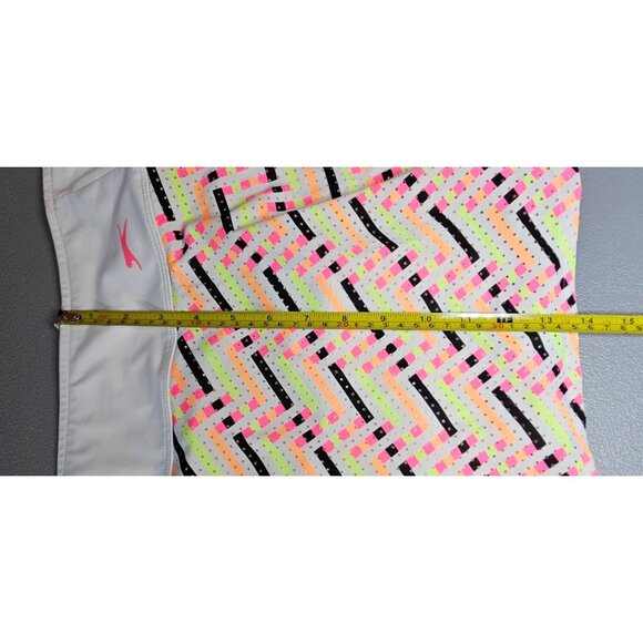 Slazenger Womens XL Neon Multicolor Golf Athletic Skort - Picture 6 of 10